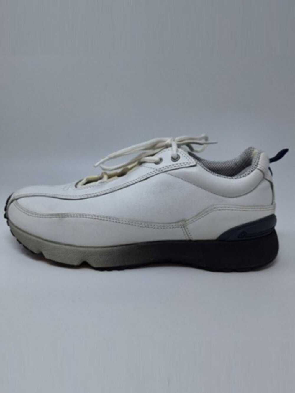 Ecco Receptor Phantom Leather Men’s Shoes White Size 8.5